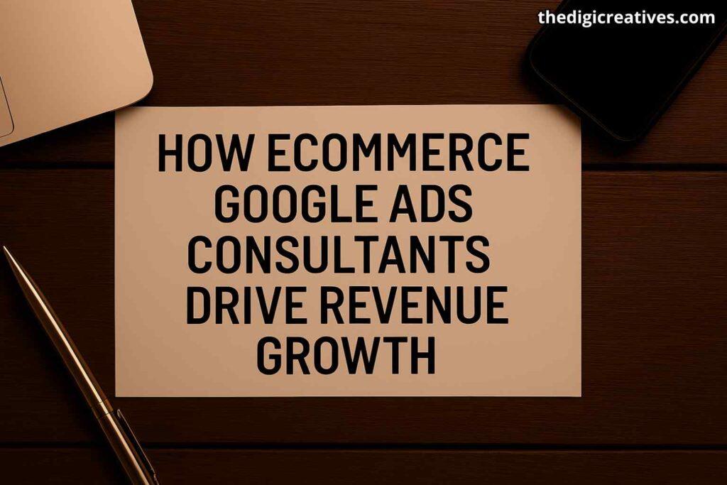 How Ecommerce Google Ads Consultants Drive Revenue Growth
