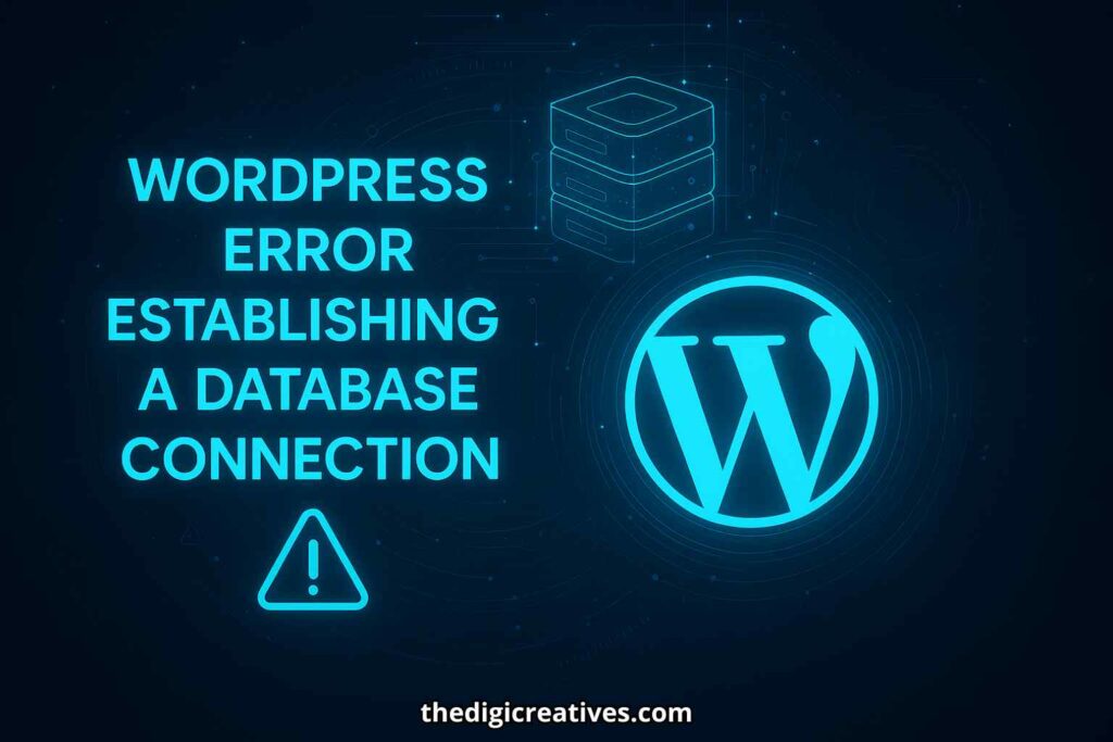 wordpress error establishing a database connection