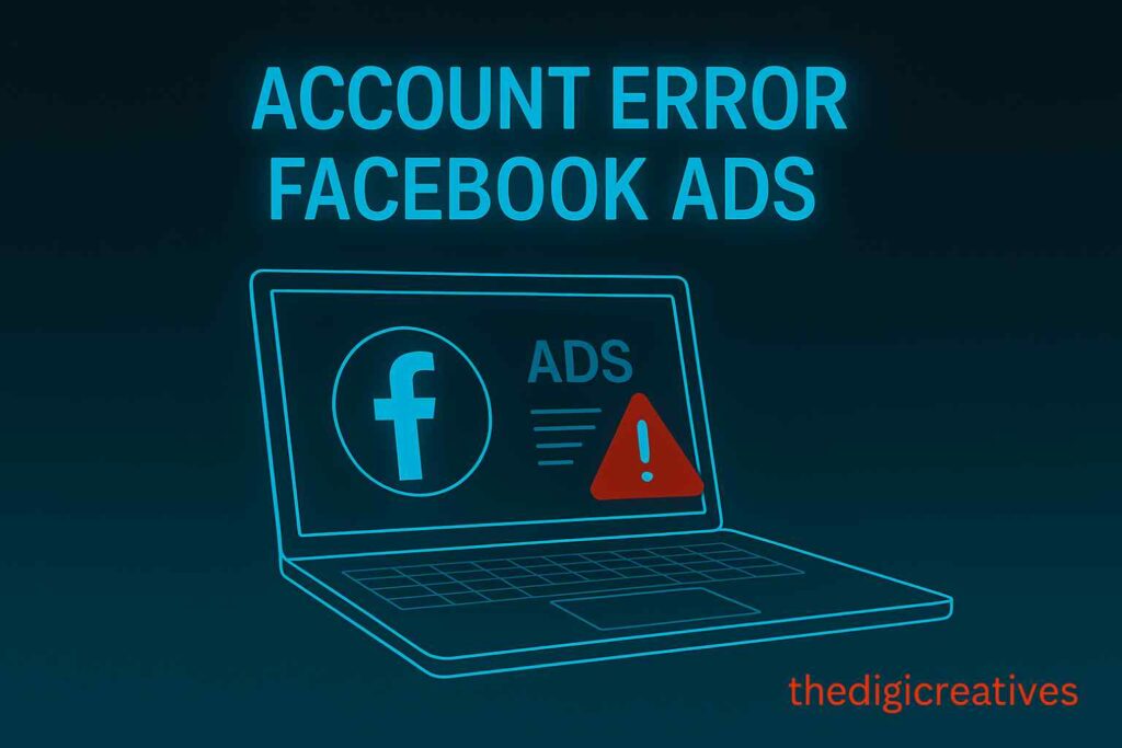 Account Error Facebook Ads