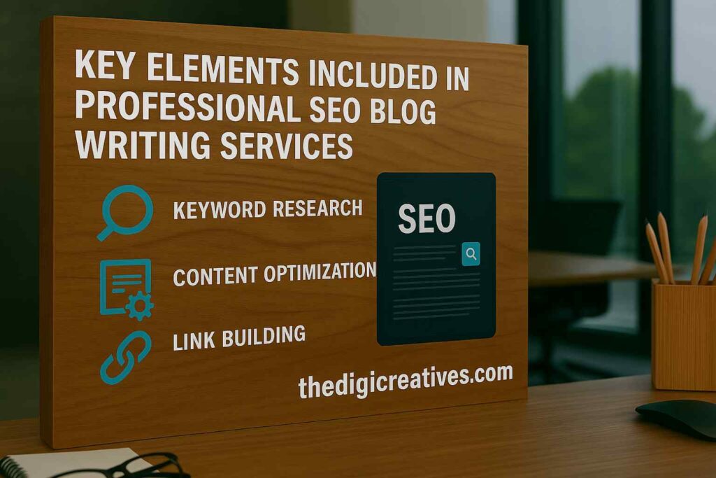 Key Elements Included in Professional SEO Blog Writing Services