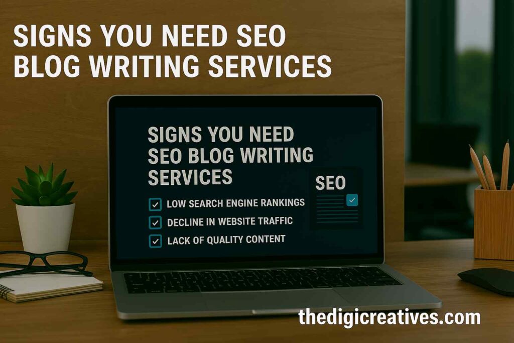 Signs You Need SEO Blog Writing Services