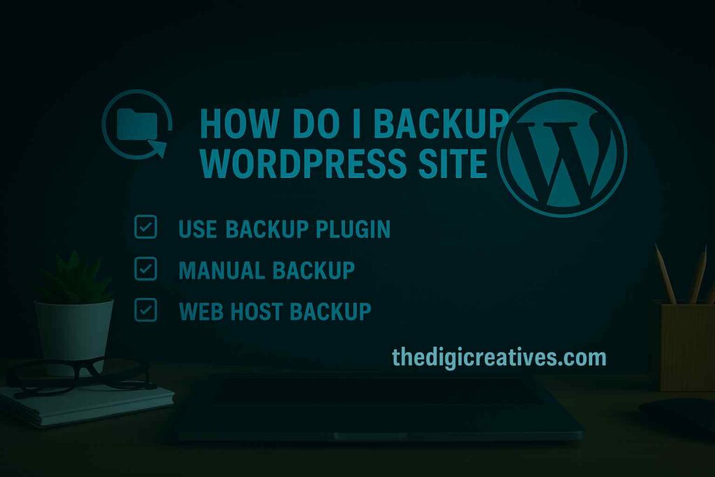 How do i Backup Wordpress Site