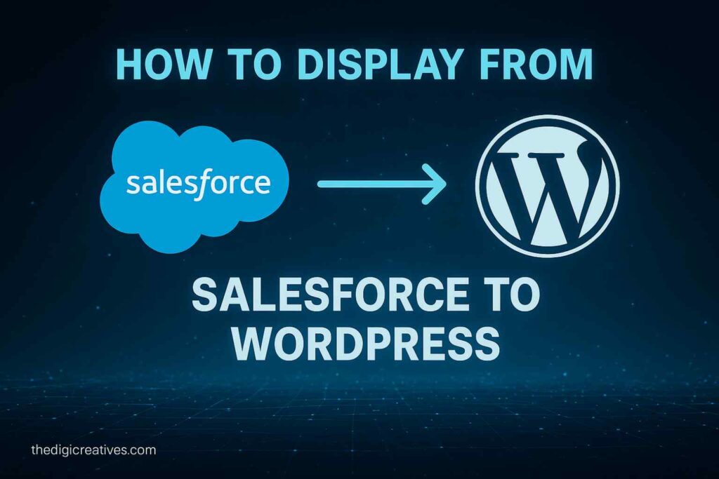 How to Display From Salesforce to Wordpress